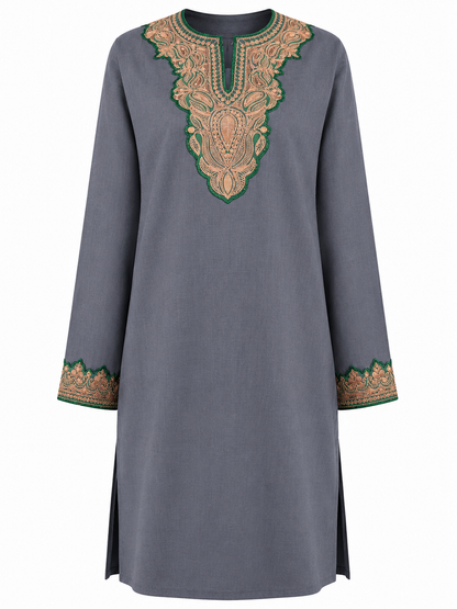 Boti Tila Summer Co-Ord set | Blue Gray