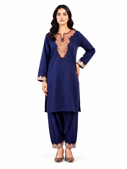 Boti Tila Summer Co-Ord set |Indigo Blue