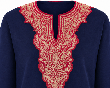 Boti Tila Summer Co-Ord set |Indigo Blue