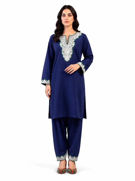 Boti Tila Summer Co-Ord set | Indigo Blue