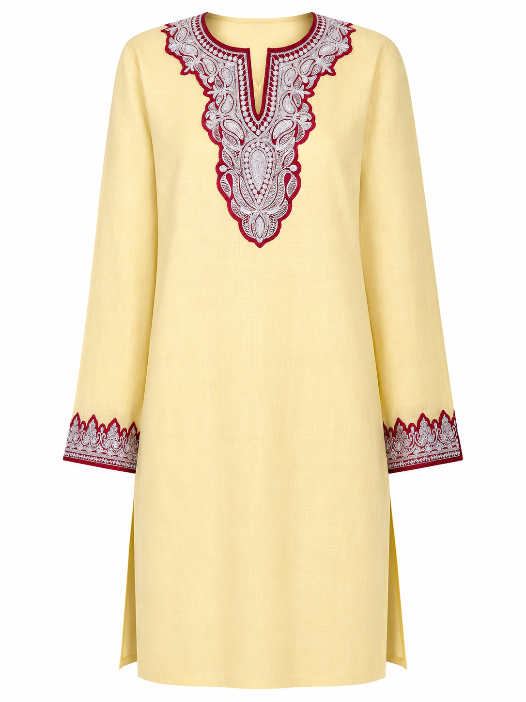 Boti Tila Summer Co-Ord set |Light Yellow