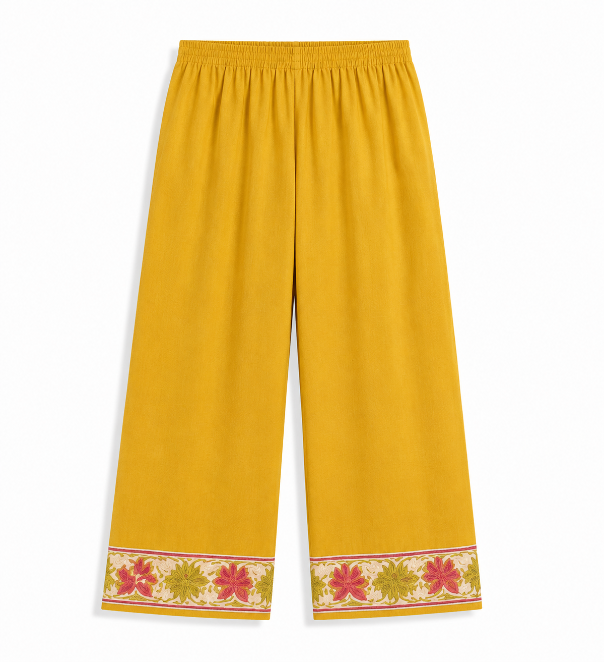 Noor : Aari embroidery summer Co-Ord Set | Gold