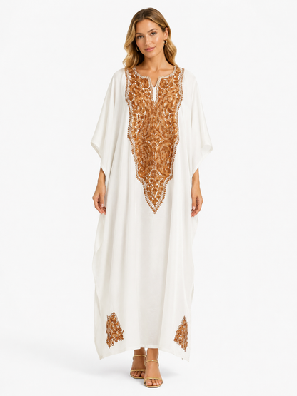 Golden Heritage Embroidered Kaftan