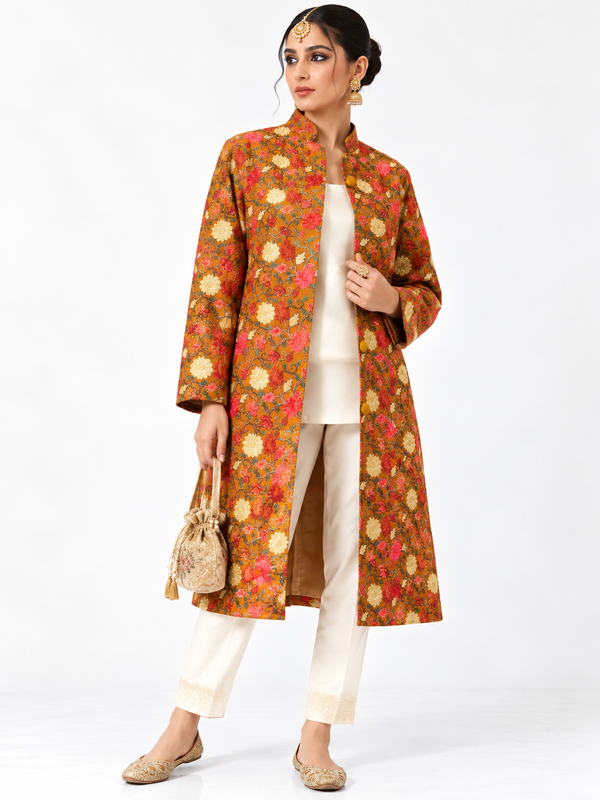 Royal Coat Collection | Chinar work
