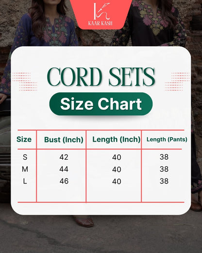 Noor : Aari embroidery summer Co-Ord Set | Light Gray