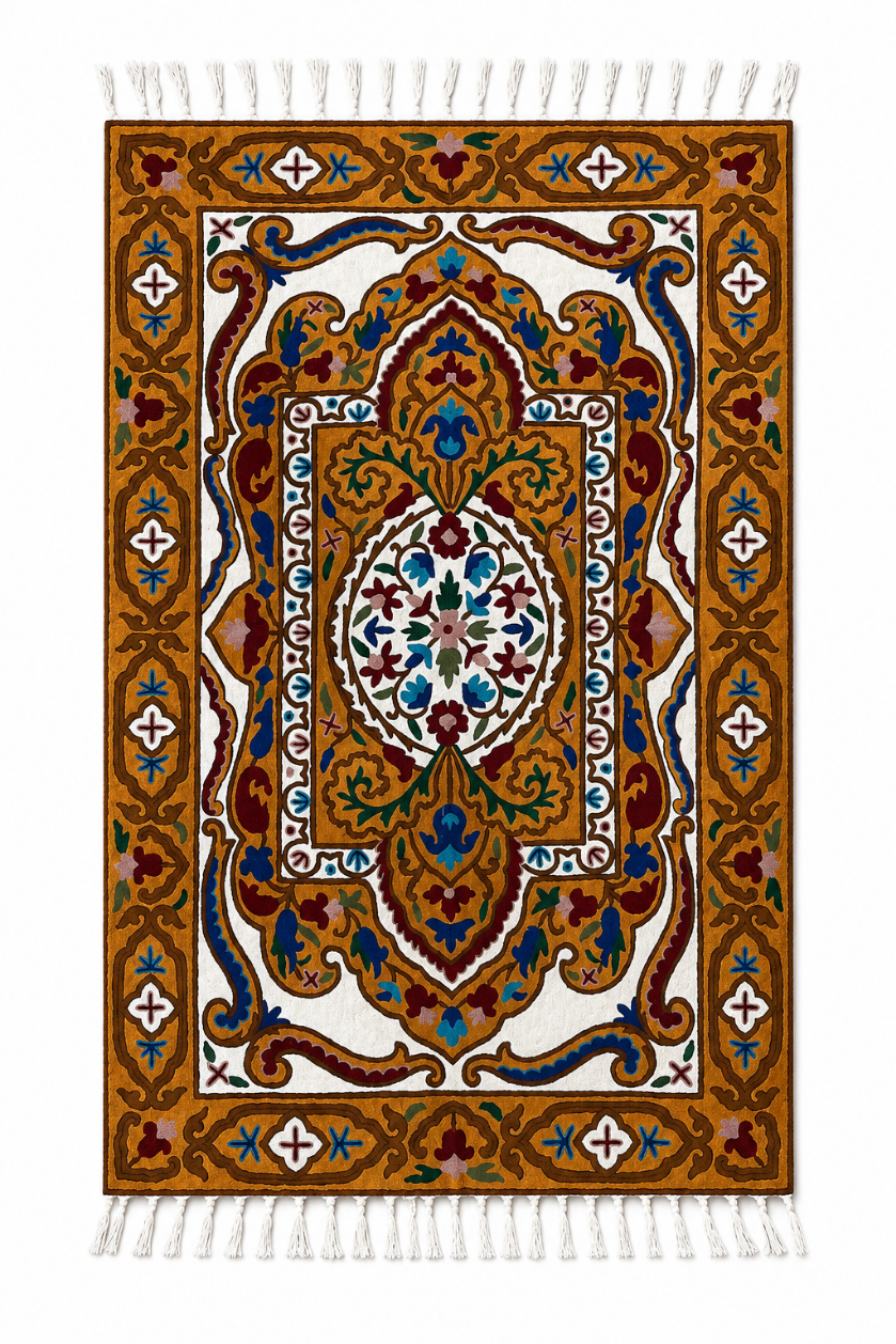 Rang-e-Wadi Rug Chain Stitch Carpet
