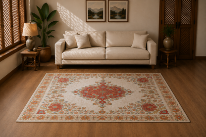 Isfahan Handmade Chain Stitch Carpet