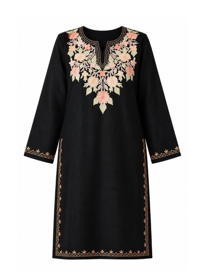 Kashmir Aari cotton Co-Ord Set | Ebony