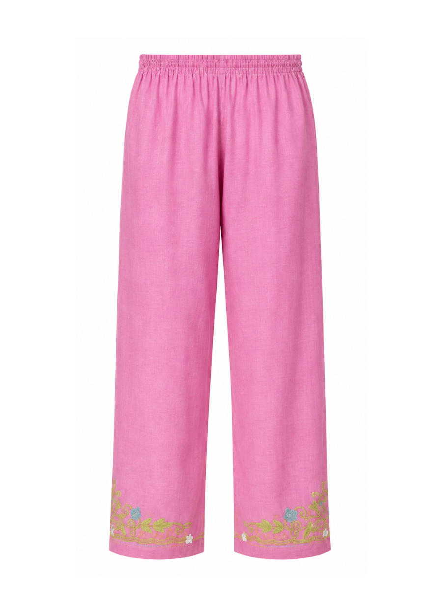 Kashmir Aari cotton Co-Ord Set | Vintage Pink