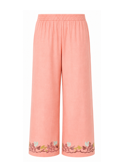 Kashmir Aari cotton Co-Ord Set | Rose Pink