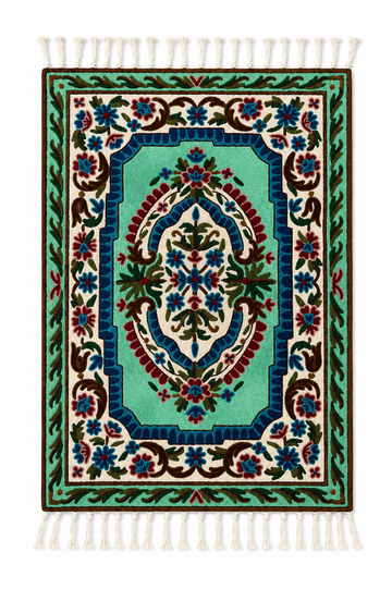 Floral Leaf Carpet Wall Hanging