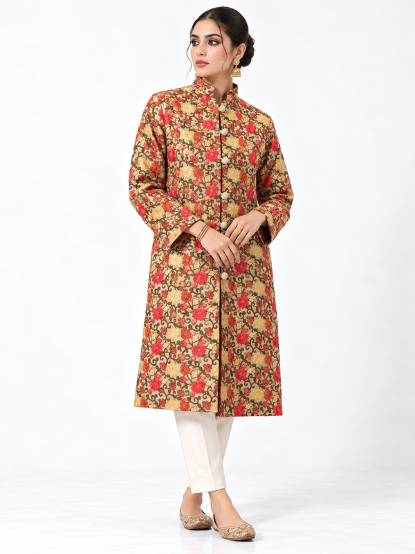 Royal Coat Collection | Chinar work
