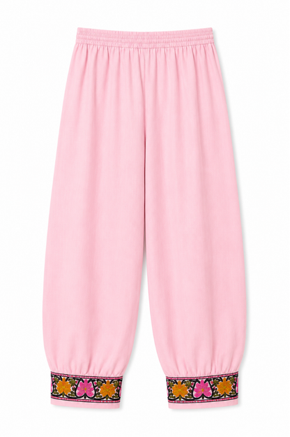 Kashmir Aari cotton Co-Ord Set | Pink