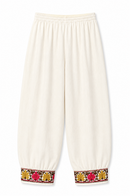 Kashmir Aari cotton Co-Ord Set | Light Gray