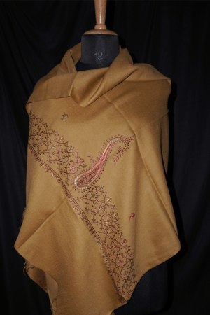 McKenzie Hand Embroidered Rafal Shawls